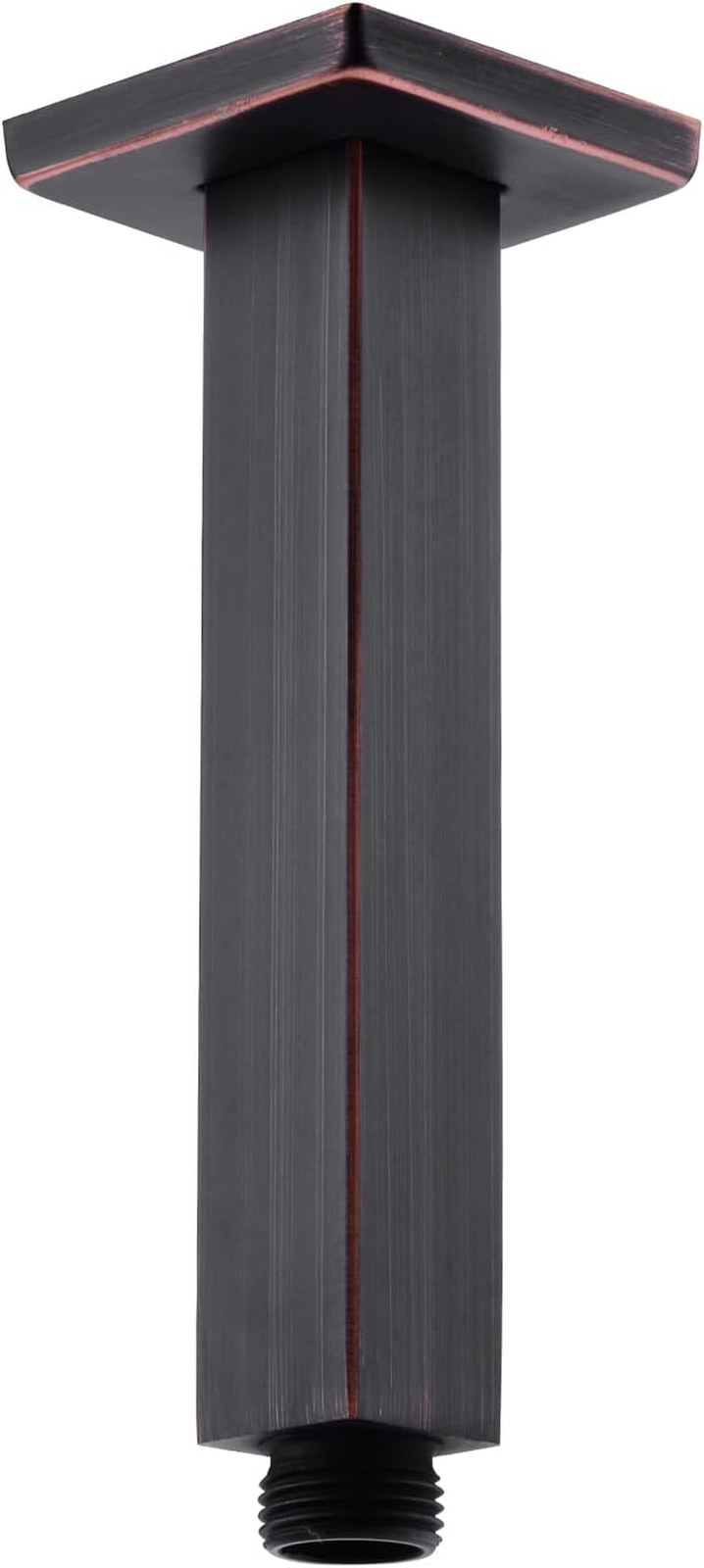 Shower Arm Ceiling Mounted 6 Inches Square,Shower Head Arm with Flange, Rain Sho