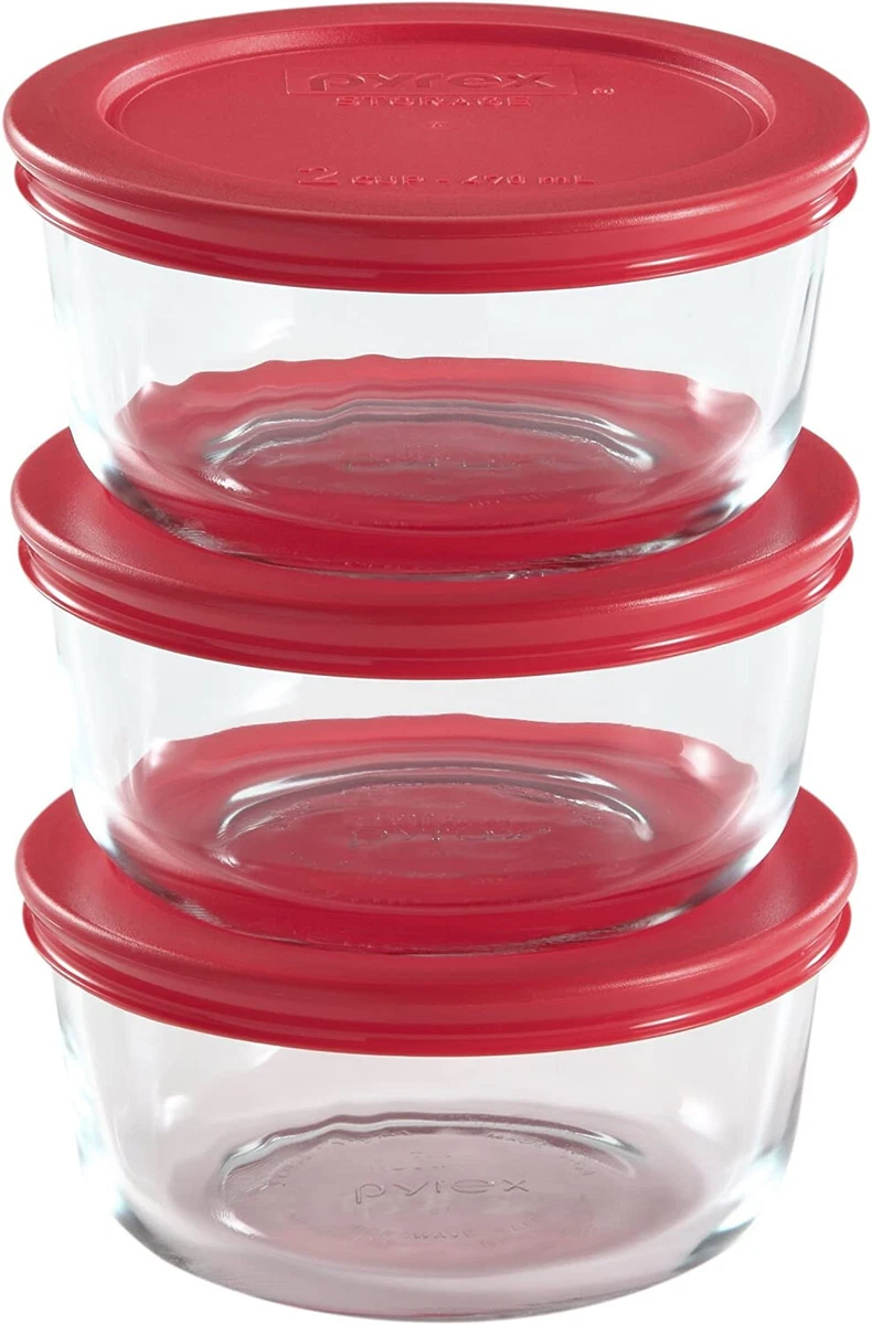 Pyrex 6pc Glass Storage Set