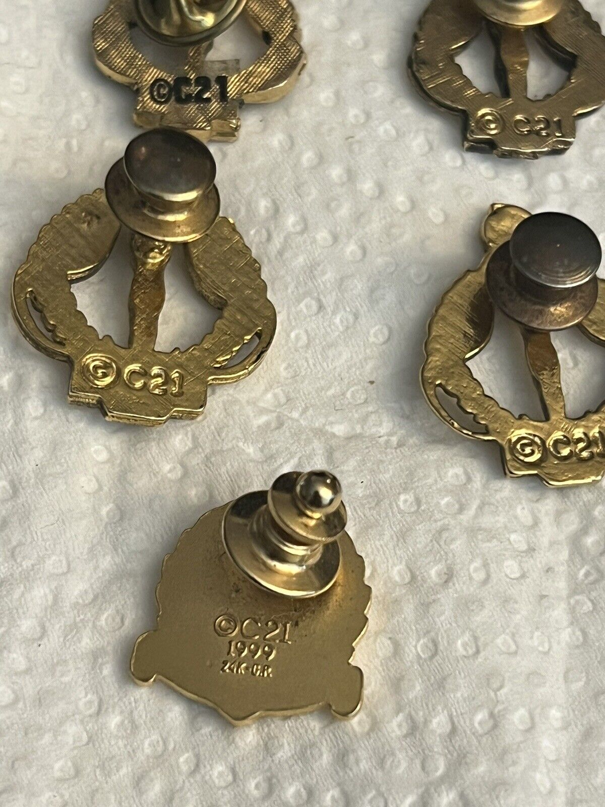 Set Of 10 Pcs 21 Centurion Pins, Various Dates - image 7