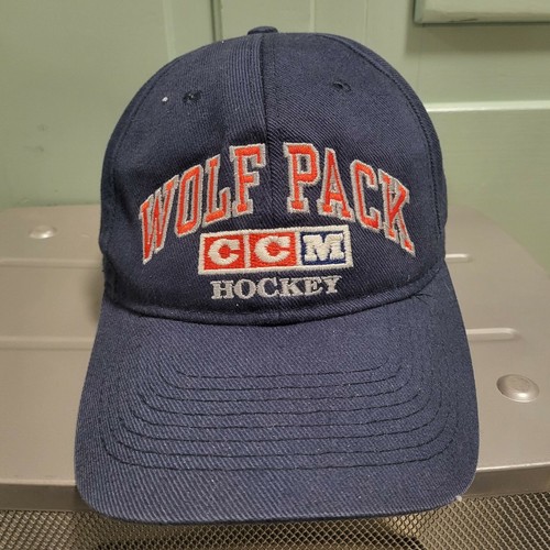 VTG 90s Hartford Wolf Pack Hockey CCM 