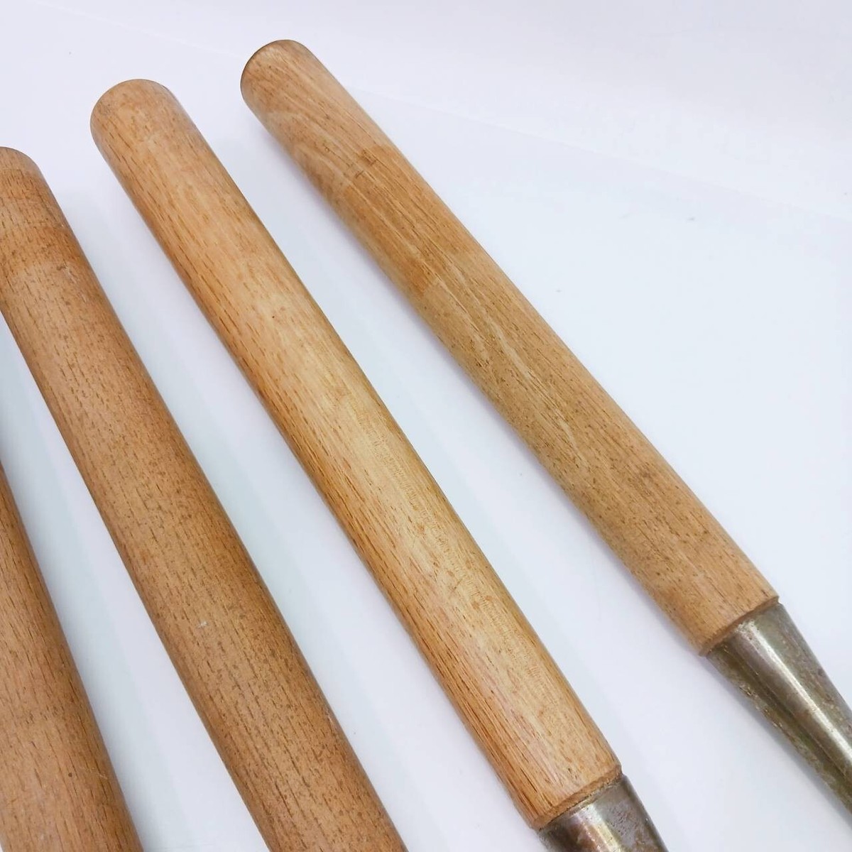 Japanesse Vintage Tsuki Nomi Chisel set of 4 KUNIHIRO 國弘