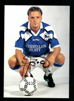 Jörg Bode Autogrammkarte Arminia Bielefeld 1995-96 Original Signiert