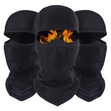 3PCS Winter Warm Fleece Balaclava Full Face Masks Cold Weather Windproof Ski Hat