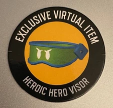 ROBL0X Celebrity Series 8 Citrus Crusher Kinetic HEROIC HERO VISOR Code Only
