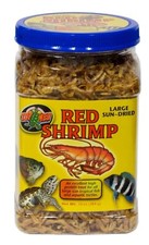 Zoo Med Large Sun-Dried Red Shrimp Aquatic Turtle Food, 10 oz.