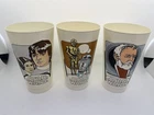 Set of 3 Star Wars 7/11 Coca Cola 1977 Plastic Cups Vintage - MINT CONDITION