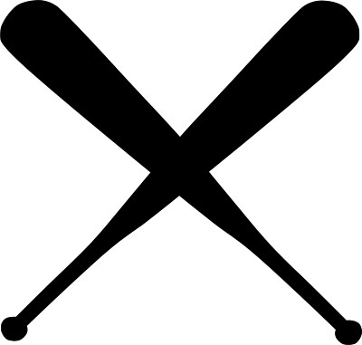 New  Baseball Bat Vinyl Decal for walls crafts Cups Cars  Pick The Size & Color