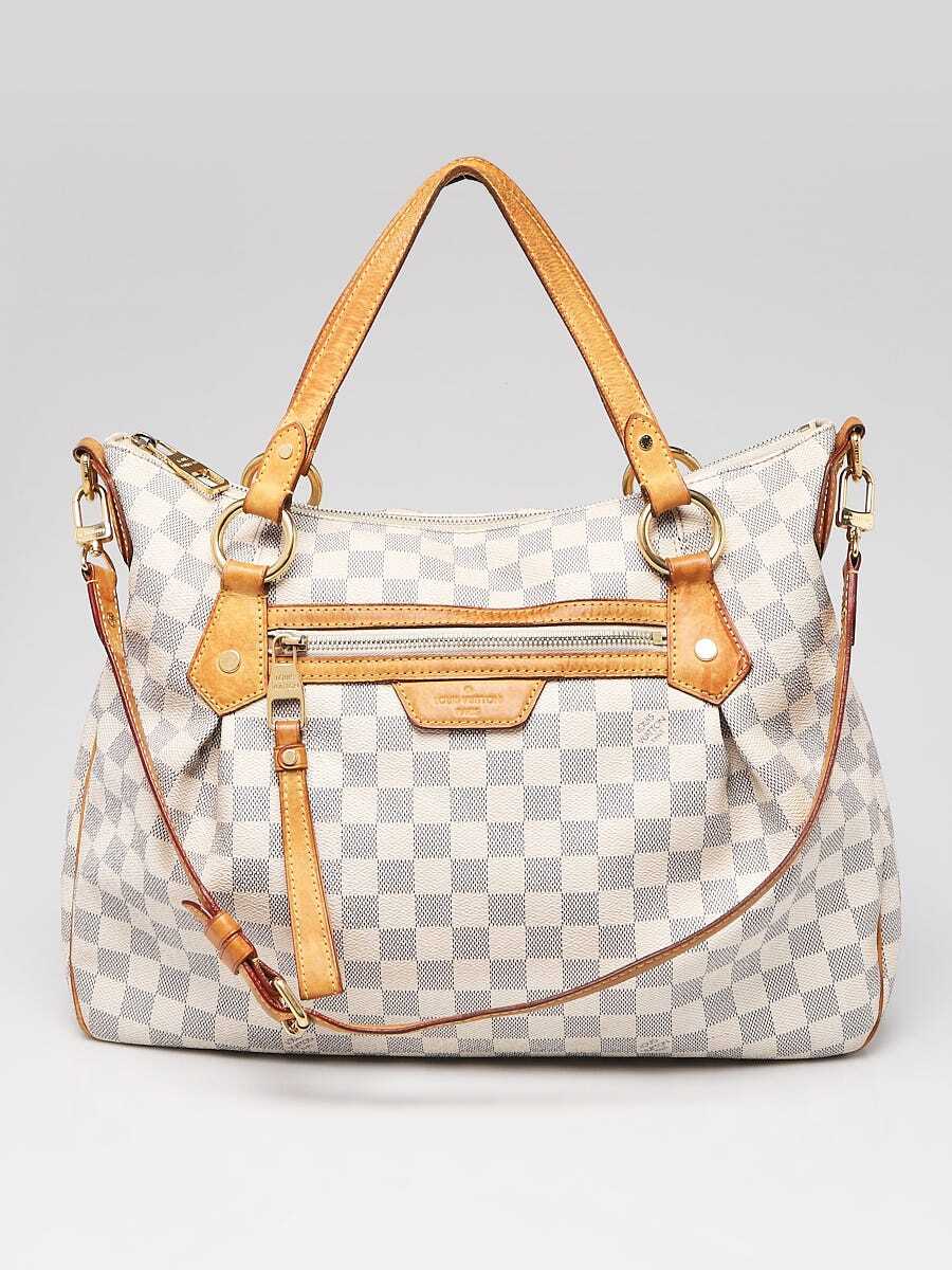 Louis Vuitton Damier Azur Canvas Evora MM Bag 평창군관광협의회 - Main Image