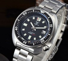 Tandorio 44mm Sapphire Glass Lume 200M NH35 PT5000 Diver Men Watch Sunburst Dial