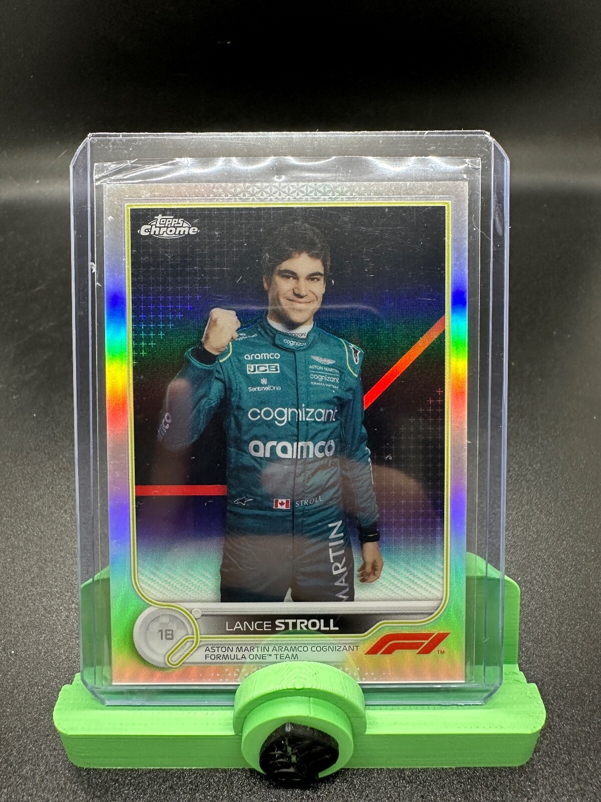 2022 Topps Chrome Formula 1 Lance Stroll #48 Silver Refractor F1 Aston Martin