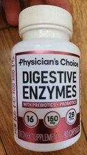 Physician's Choice DIGESTIVE ENZYMES - 90 Capsules  Exp : 2026