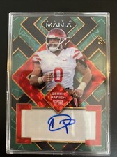 2023 Wild Card Auto Mania Pro Football #'d /5 Derek Parish