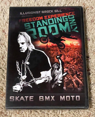 Freedom Experience Standing Room Only Skate BMX Moto DVD Brock Gill BRAND NEW