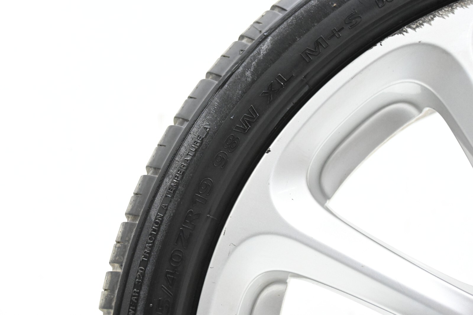 ⭐ 03-12 Maserati Quattroporte 19" Front 9 Spoke Rim Wheel Tire Silver Oem