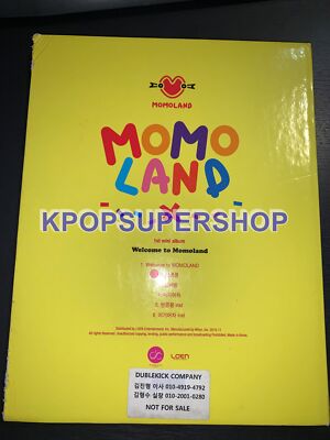 Momoland 1st Mini Album Welcome to Momoland Autographed Signed CD