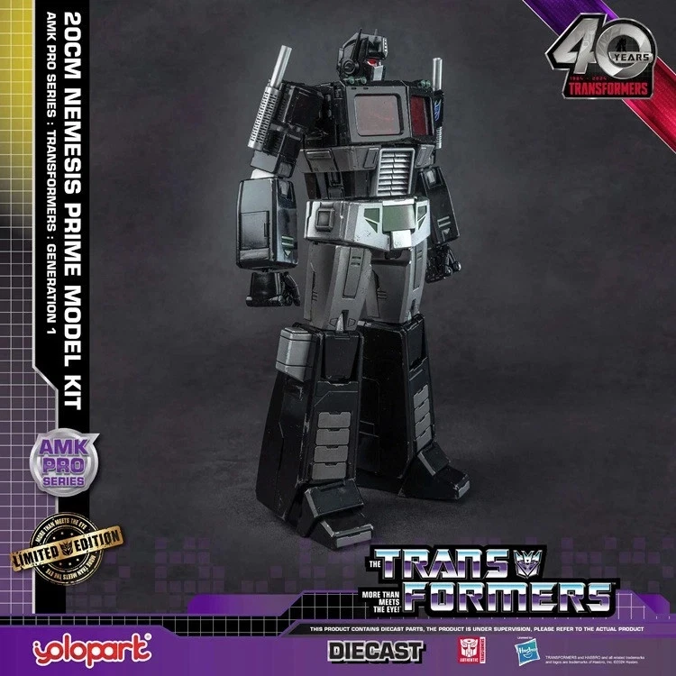 Transformers G1 Generation One Amk Pro Nemesis Prime Plástico Model Kit Yolopark - Imagen 4 de 4