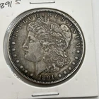 1891-S Morgan Dollar - Scarce  Semi-key  Better Date  No Reserve Silver AU