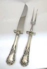 Gorham Sterling Silver Buttercup Large Carving Set 11.75" Knife & 10" Fork
