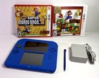 Nintendo 2DS Console Bundle w/ Charger Stylus + Mario CIB titles