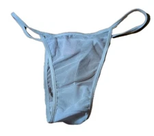 Luvmark White Thong Size M