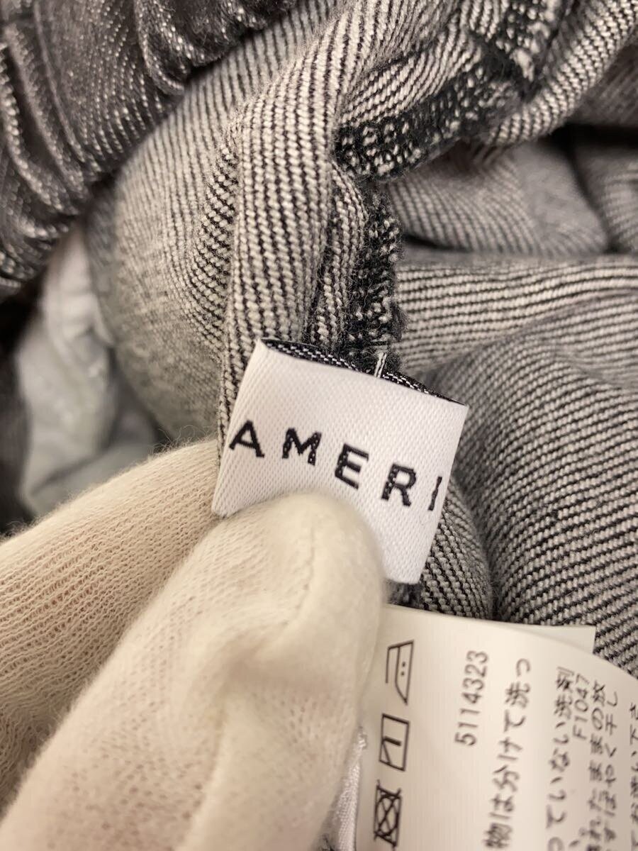 AMERI Denim Jumper Skirt, Medium, Cotton, Black, … - image 3