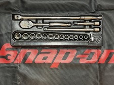 Snap On 12 Drive Metric Service Set 10mm 12-24mm Breaker Bar And Extensions
