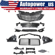 12Pcs Fits Equinox 2018-2021 Grille Mesh Radiator Upper Lower Air Baffle Shutter