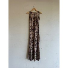 Vintage 90s whimsygoth grunge floral satin slip dress