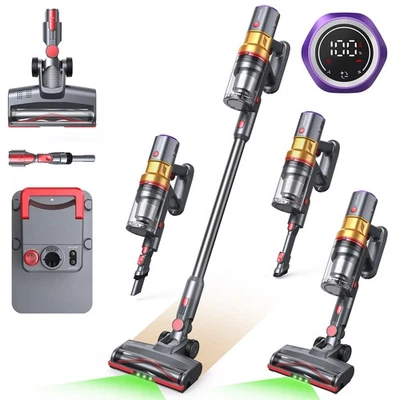 Lubluelu Selbstentleerend 2,5L Absaugstation Akku Staubsauger kabellos 60min NEU