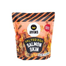 Irvins Salted Egg Salmon Skin Chips Crisps, 3.3oz/95g