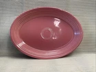 Homer Laughlin - FIESTAWARE - FIESTA- Oval Serving Platter - 13”  Fiesta Rose