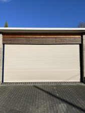 Securglide Insulated Electric Roller Garage Door, Beige, 5120mm x 2805mm Opening