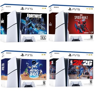 Sony PlayStation 5 Slim Disc Edition Gaming Console - Astro - NBA25 - Spiderman2