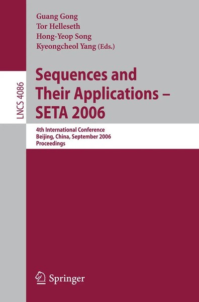 Sequences And Their Applications - Seta 2006 Guang Gong (U. A.) Taschenbuch 2006-image