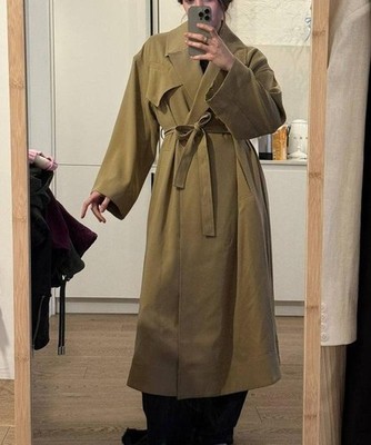 Women Ganni Trench Coat Beige S
