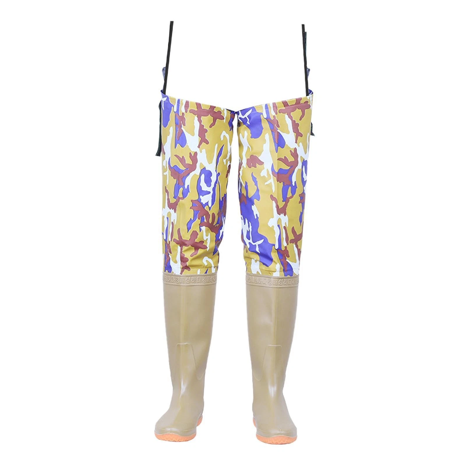 Waders Fishing Waders Lightweight with Buckle Boots Breathable PVC Non Slip