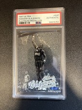 Hakeem Olajuwon 1997-98 Ultra Platinum Medallion /100 PSA AUTHENTIC #82
