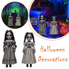 Halloween Spooky Ghost Doll Prop – Scary Ground Decoration for Yard or Party