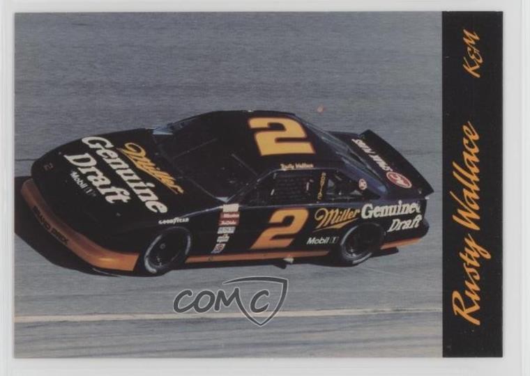 1992 K&M Sports Legends Rusty Wallace Rusty Wallace #RW3 HOF 0a2