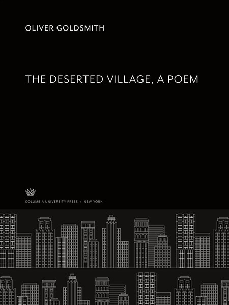 Oliver Go*Dsmith | The Deserted Village, A Poem | Buch | Englisch (2022)-image