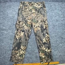 Vintage Mossy Oak Break-Up Camo Cargo Pants Mens Large Made in USA Hunting 37x31