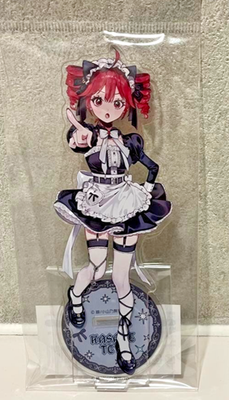 Kasane Teto in 22curry curry Acrylic Stand Figure Red Black 2