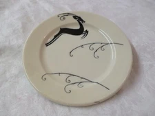 Vintage O.P. Co Syracuse Old Ivory China Bread Butter Plate Leaping Impala SY453