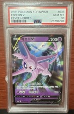 Espeon V #35 Prices | Pokemon Korean Eevee Heroes | Pokemon Cards