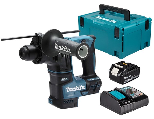 Makita Dhr 171 Akku-Bohrhammer Mit Akku 5 Ah & LadegeräT Im Makpac Gr. 3-image