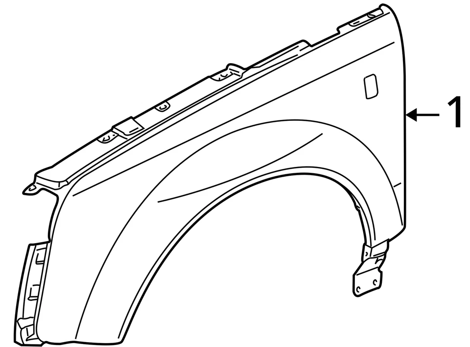 2002-2007 Saturn Vue Passenger Fender XYDJL - Imagem 3 de 3