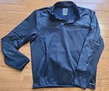 NWOT Greg Norman Jacket Mens Medium Black Quarter Button Pullover HydroTech Golf