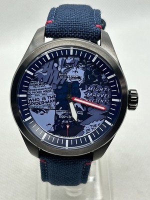 Citizen Men's Marvel Heroes Captain America Eco Drive Blue 43mm