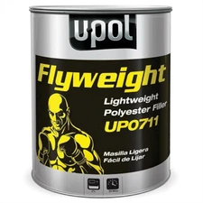U Pol Products FLYWEIGHT UP0711 Polyester Filler, 3 L Tin, White, Paste