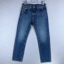 Levis 502 Tapered Leg Jean Mens Size W34x L32 High Rise Blue 100 Cotton